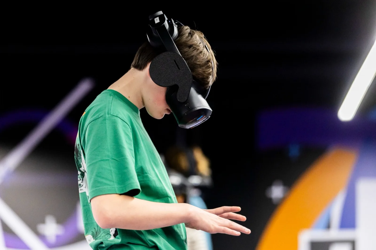 Skolēns VR pieredzē IMERSI